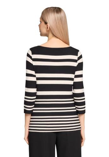 Basic Shirt 38 Figurnah - Schwarz/Weiß