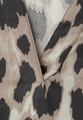 Bluse mit Split Neck und Animal Print 36 - Timeless Beige