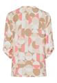 Bluse SALTED TANGERINE mit Ärmelumschlag 42 - Tangerine/affogato/ecru/cream