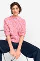 V-neck neps pullover Rosa, Violett M