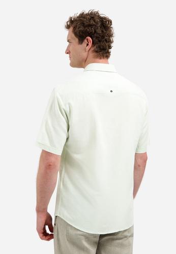 Shirt Short Sleeve With Linen XL Regular Fit - Seagreen