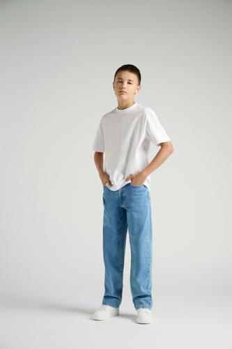 OSJFADE LOOSE LB 2872 PIM DNM NOOS 146 Locker geschnitten - Light Blue Denim