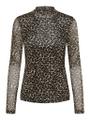 ONLERICA LIFE MESH L/S TOP JRS NOOS XS Enger Schnitt - Pumice Stone