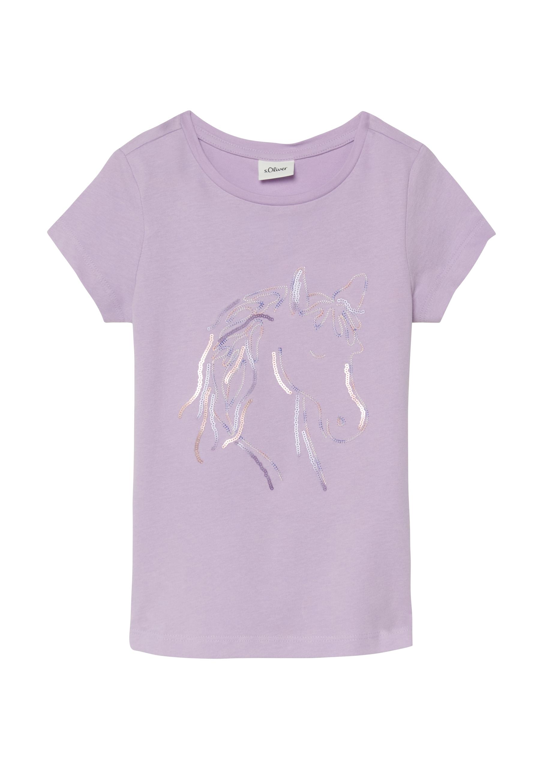 T-Shirt 128/134 A-shape - Lila