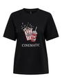 ONLBURST LIFE S/S POPCORN TOP BOX JRS L Normal geschnitten - Black