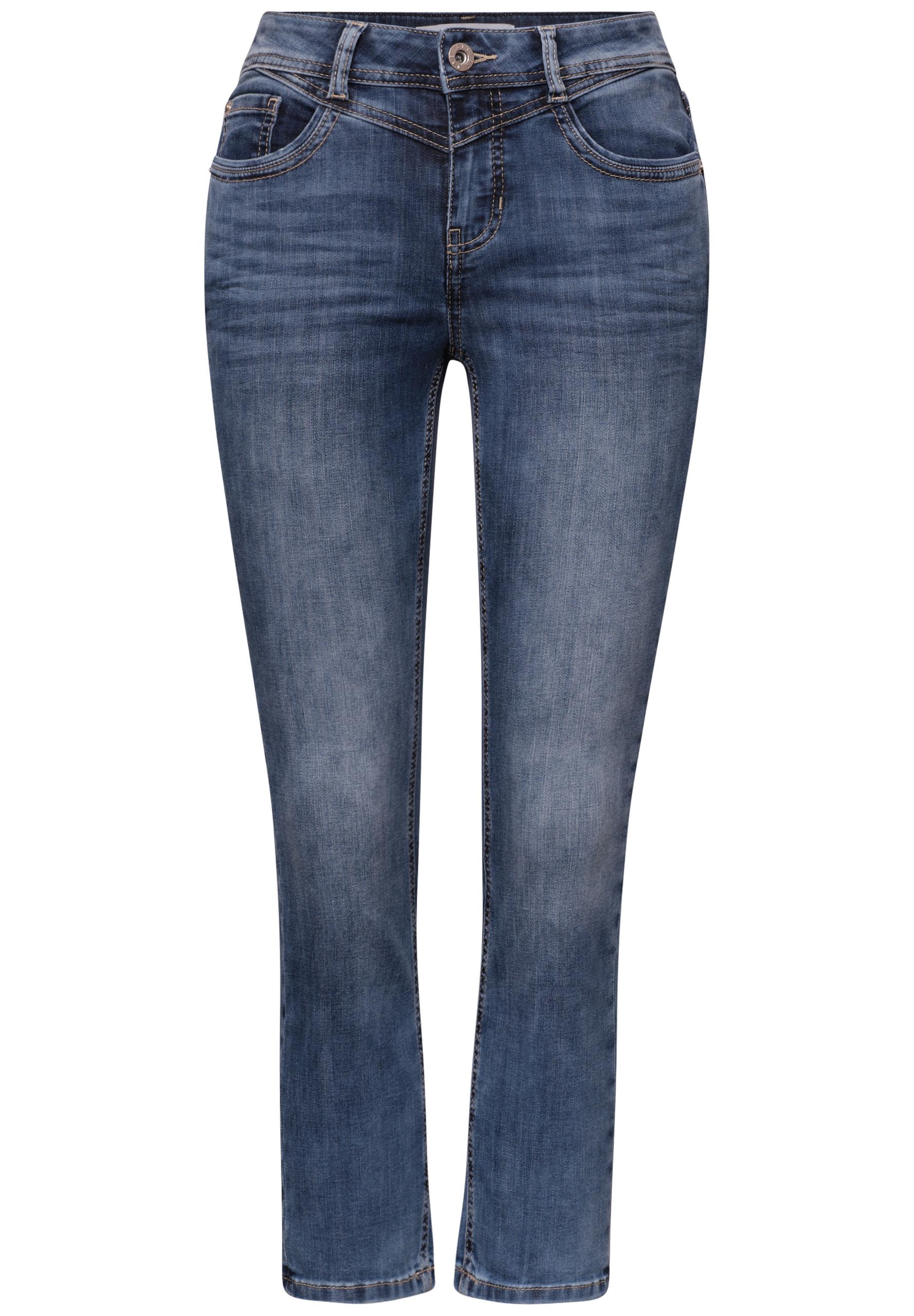 7/8 Slim Leg Jeans im Casual Fit 31/7/8 Hosen - Authentic Dark Blue Wash