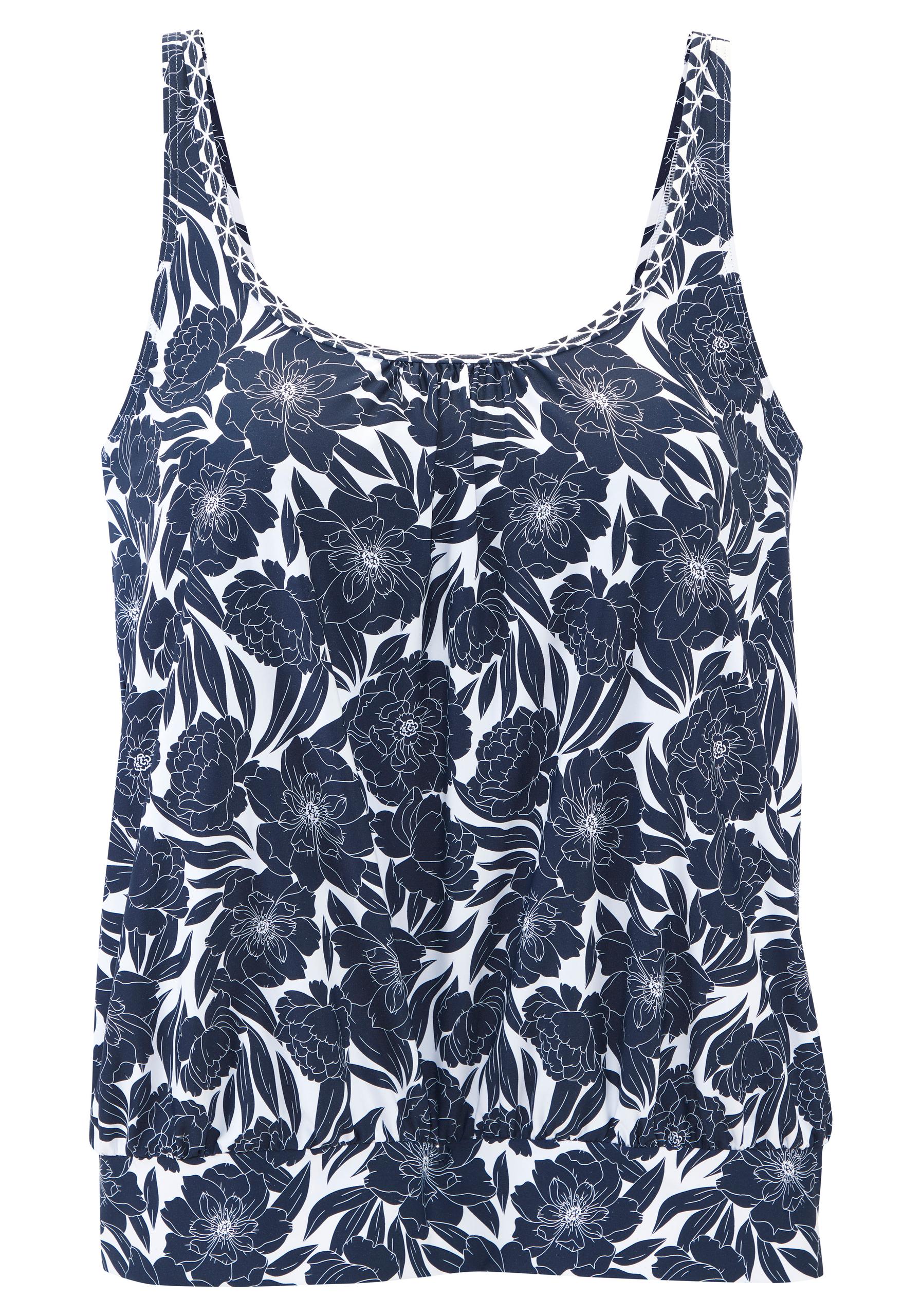 Sunseeker LM Oversize-Tankini-Top 40 - Navy-print