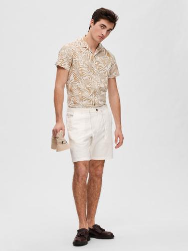 SLHREGULAR-BRODY LINEN SHORTS NOOS
