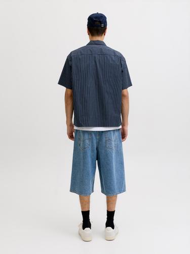 JORMENTON POPLIN STRIPE RESORT SHIRT SS