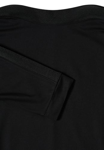 Batwing Shirt mit Tape S - Black
