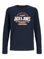 JJELOGO TEE LS O-NECK 2 COL SN MNI Blau 116