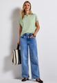 Shirt mit Cut-Out 38 - Soft Jade Green