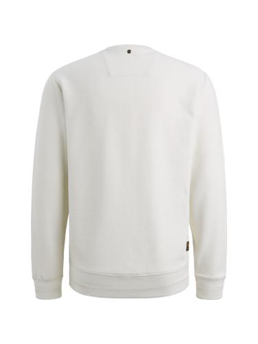 cotton blend sweat M - Bone White