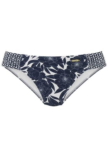 Sunseeker LM Bikinihose mit Raffung 34 - Navy-print