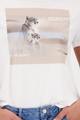 T-Shirt mit Leopardenprint 42 - Off-white