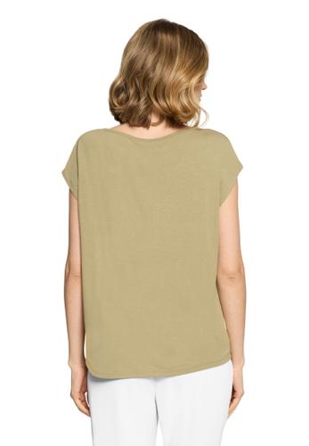 Casual-Shirt 44 Lässig - Beige/Yellow