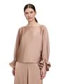 Satin-Bluse 40 Loose Fit - Macchiato