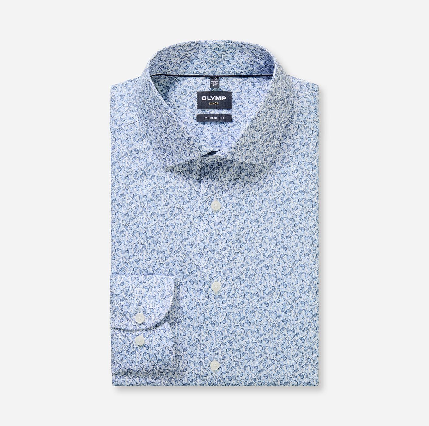 OLYMP Luxor 44 modern fit - Bleu