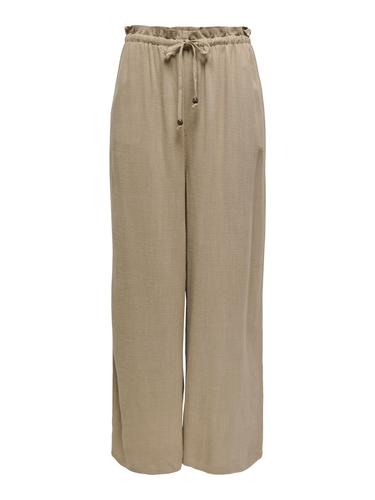 ONLSOLVI MW LINEN BL PB CULOTTE CC PNT M/32 Verkürzt - Coriander