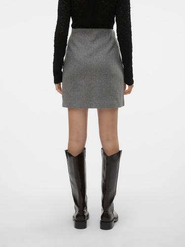 VMFORTUNEALLISON HW SHORT SKIRT GA NOOS M - Medium Grey Melange
