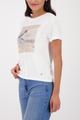 T-Shirt mit Leopardenprint 42 - Off-white