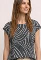 Dropped Shoulder Shirt im Ausbrenner-Look