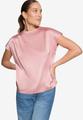 Satinbluse mit Stehkragen