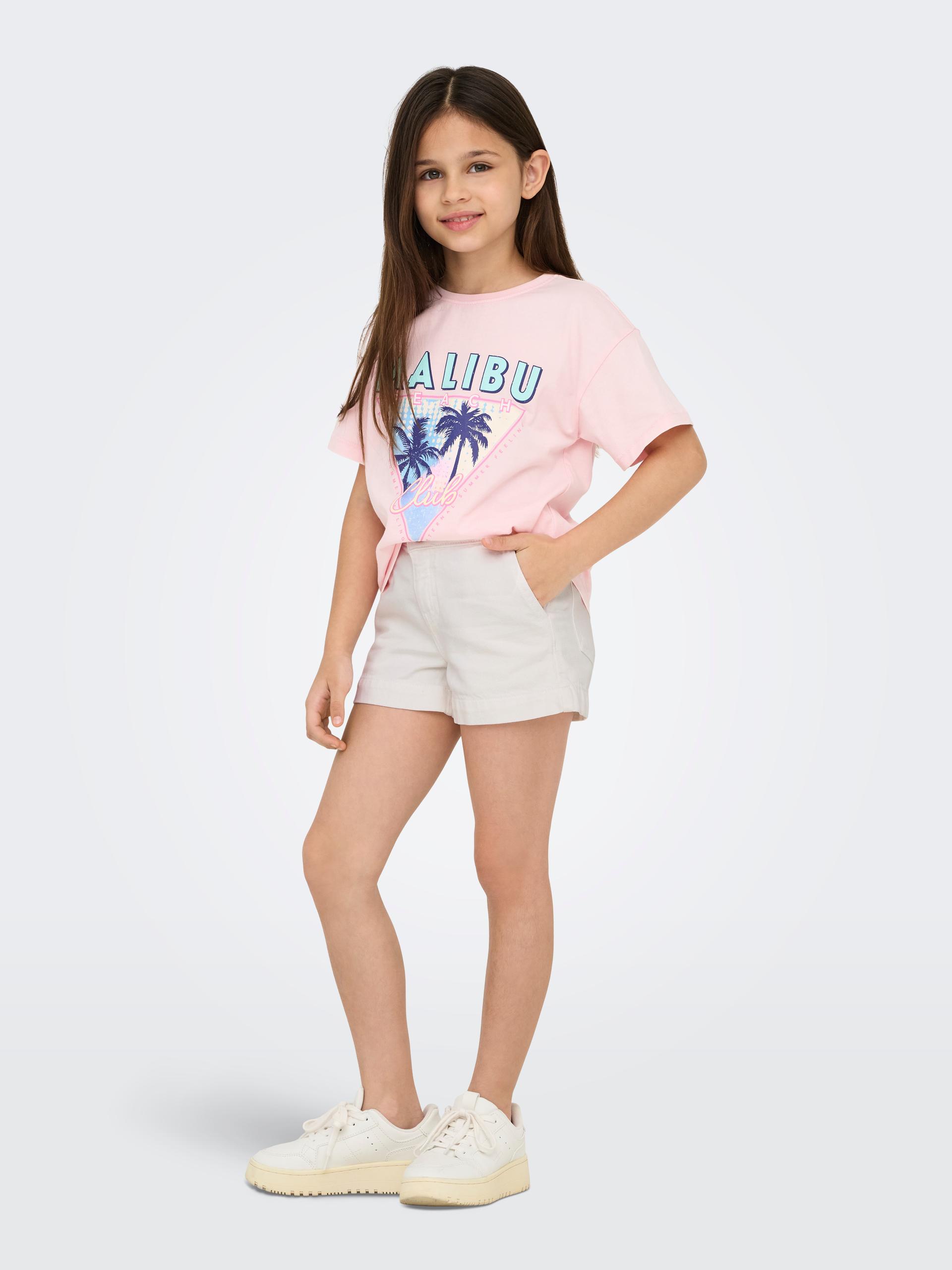 KOGCOMET WIDE SHORTS LIFE DNM GUO020 164 Weiter Beinschnitt - White Denim