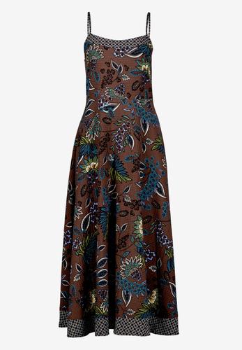 Maxikleid mit floralem Muster