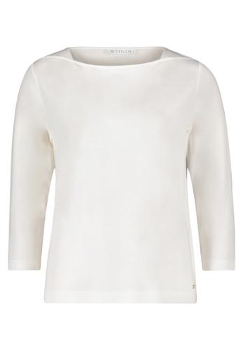 Casual-Shirt M Gerade - Rohweiß