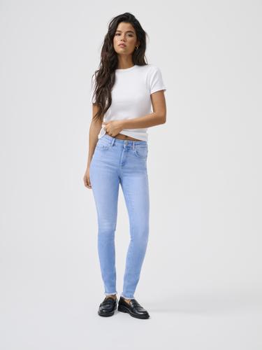 ONLBLUSH MID SK ANK RW DNM REA130 NOOS L/30 Skinny Fit - Light Blue Denim