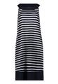 Sommerkleid 40 Leicht tailliert - Dunkelblau/Weiß