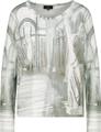 Langarmshirt mit Gallery-Print 42 - Sage Gemustert
