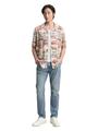 Regular Fit Kurzarmhemd im Hawaii-Look XL Regular Fit - Multi Color Photo Design