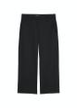 Interlock-Jersey-Hose wide 38 Wide Fit - Black