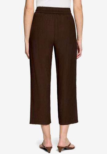 Stoffhose 7/8 mit Bindedetail