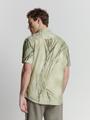 Shirt Short Sleeve Revers Collar Allover Printed L Regular Fit - Mint