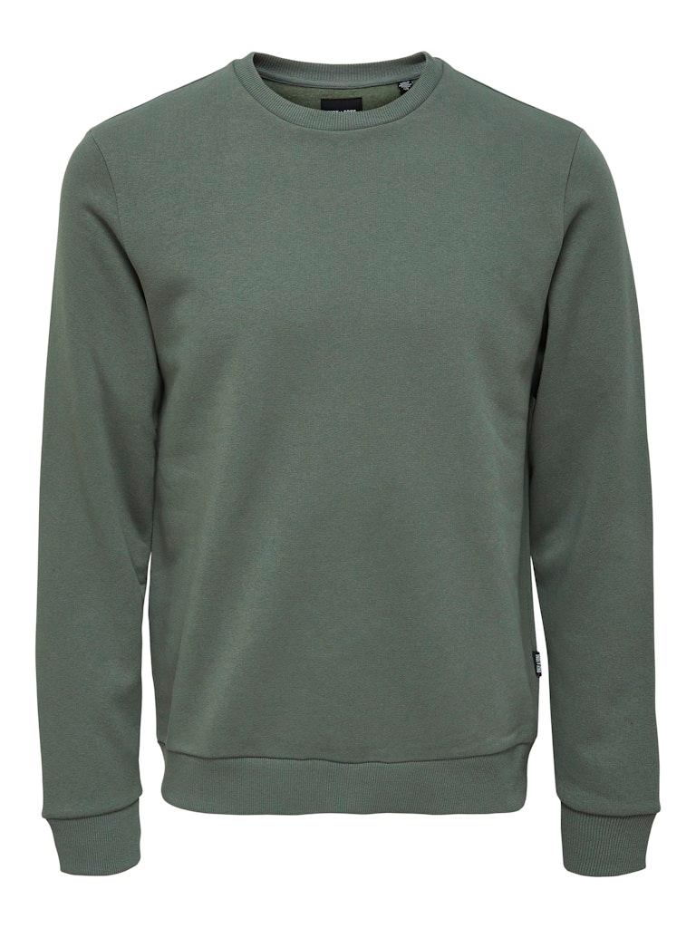 ONSCERES CREW NECK NOOS Grau L