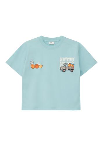 T-Shirt 116/122 Oversize - Türkis