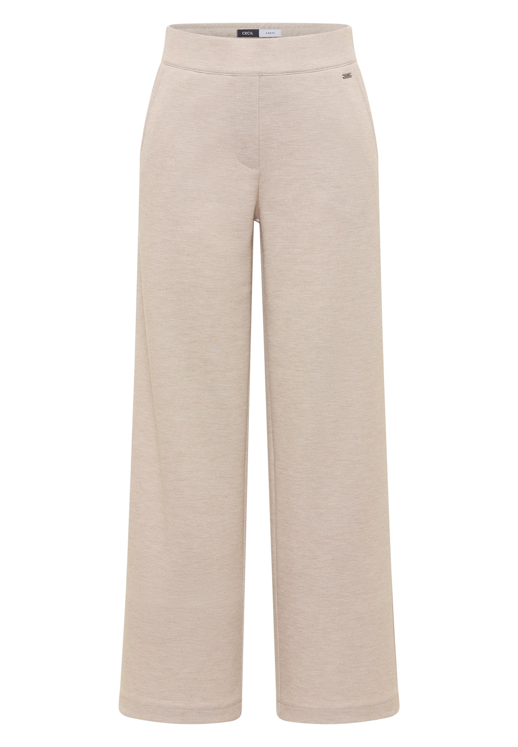 Wide Leg Hose L/30 - Desert Beige Melange