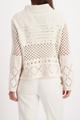 Strickpullover mit Ajourmuster 38 - Almond