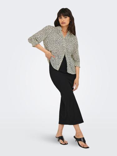 ONLRAYA 3/4 SHIRT WVN NOOS L Normal geschnitten - Cloud Dancer