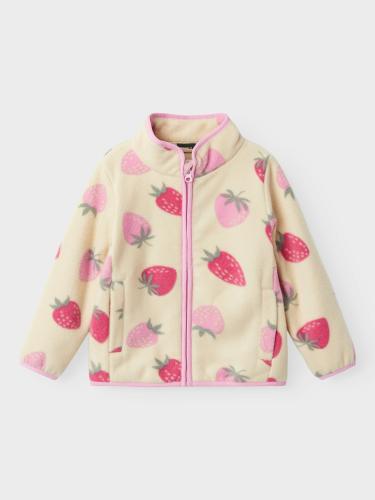 NMFMEEKO FLEECE JACKET BERRY 128 - Fog