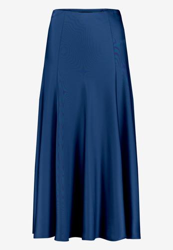 Satinrock Maxi mit Gummibund