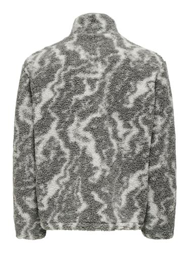 ONSJAIMY SHERPA JACKET OTW L - Mirage Gray