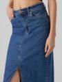 VMVERI HR CALF DENIM SKIRT GA MIX N
