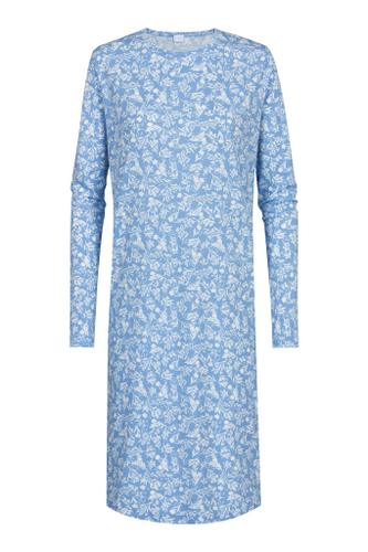 Nachthemd langarm Blau 38