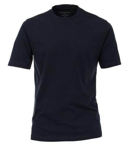 CASAMODA T-Shirt »T-Shirt mit Rundhalsausschnitt unifarben«