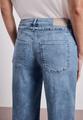 Mid Waist Wide Leg Jeans im Loose Fit 29/7/8 Hosen - Mid Blue Random Wash