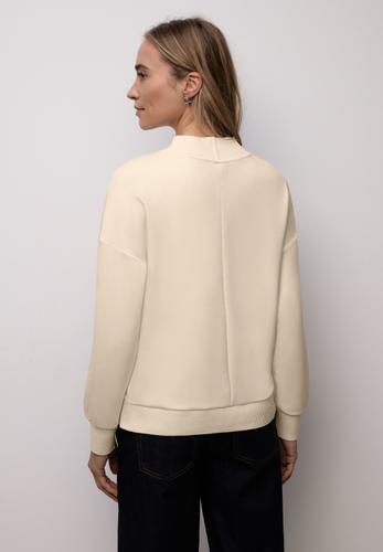 Shirt mit Ripp-Details 40 - Soft Beige